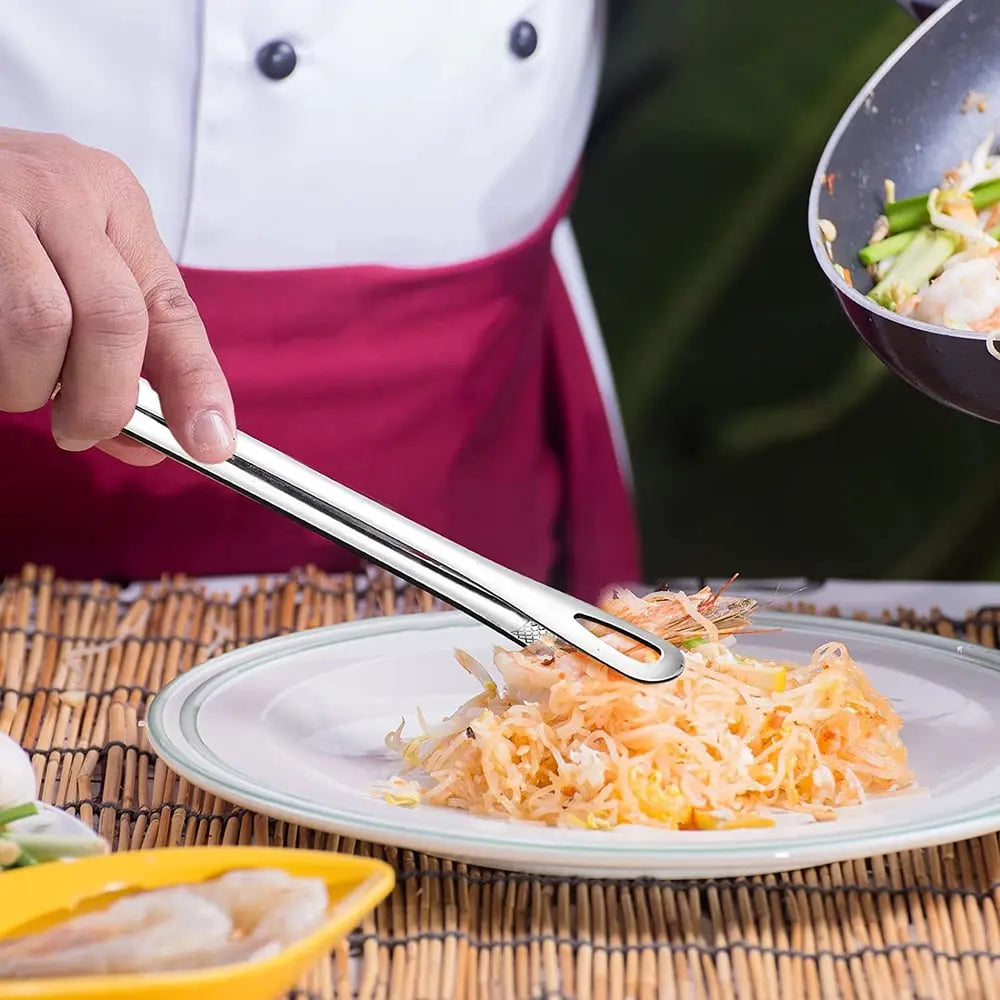 GrillGrip™ | Ergonomische Grillzange aus Edelstahl zum Grillen und Kochen