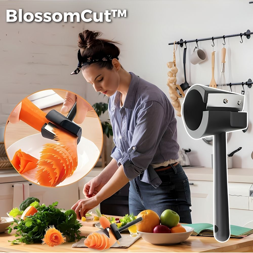 1+1 GRATIS | BlossomCut™ | Blumenähnlicher Spiralschneider für Gemüse [Letzter Tag Rabatt]
