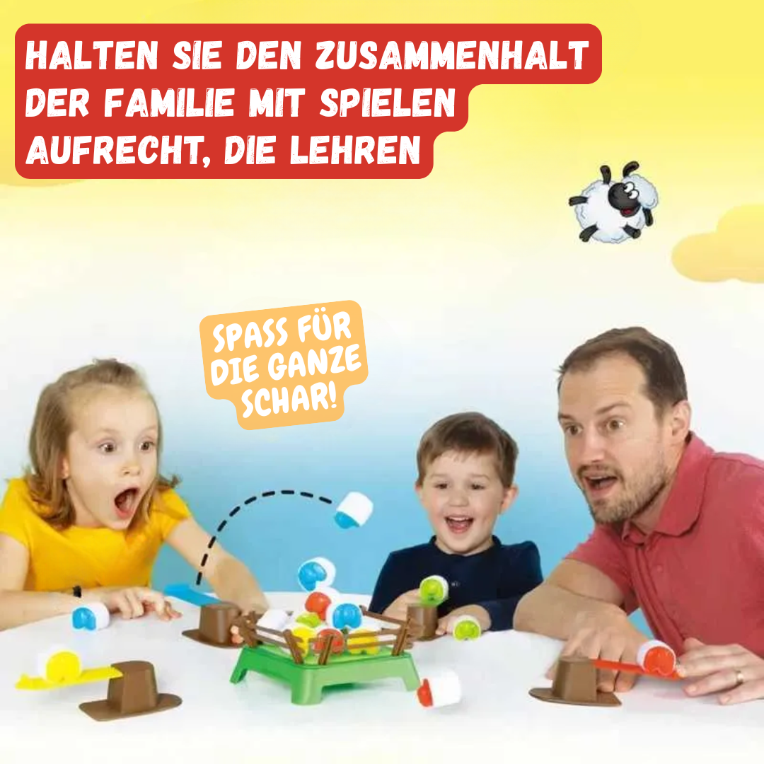 FuzzyFlock™ | Springende Schafe Brettspiel