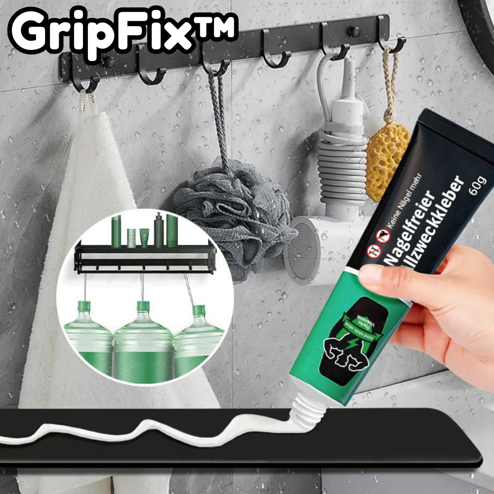 1+1 GRATIS | GripFix™ | Nagelfreier Allzweckkleber