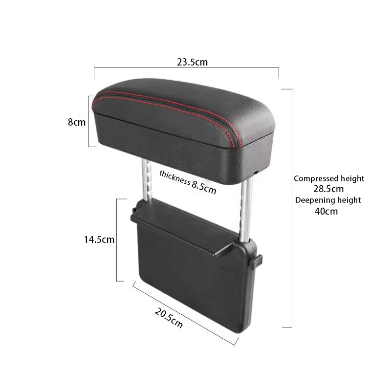 50% RABATT | PowerDock™ | Verstellbare Auto-Armlehnen- & Aufbewahrungsbox für mehr Komfort, Ordnung & Funktionalität beim Fahren