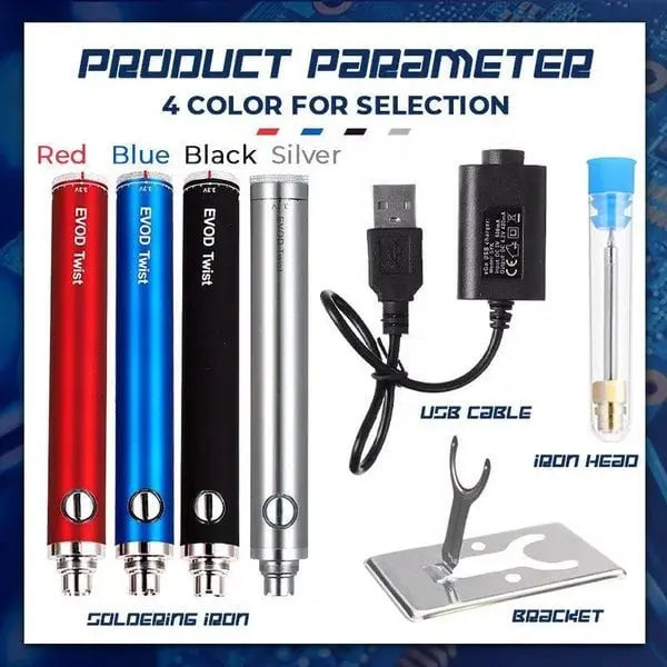 SolderPro™ | Kabelloser Lötkolben mit Wireless Charging – Tragbares USB-betriebenes Werkzeug
