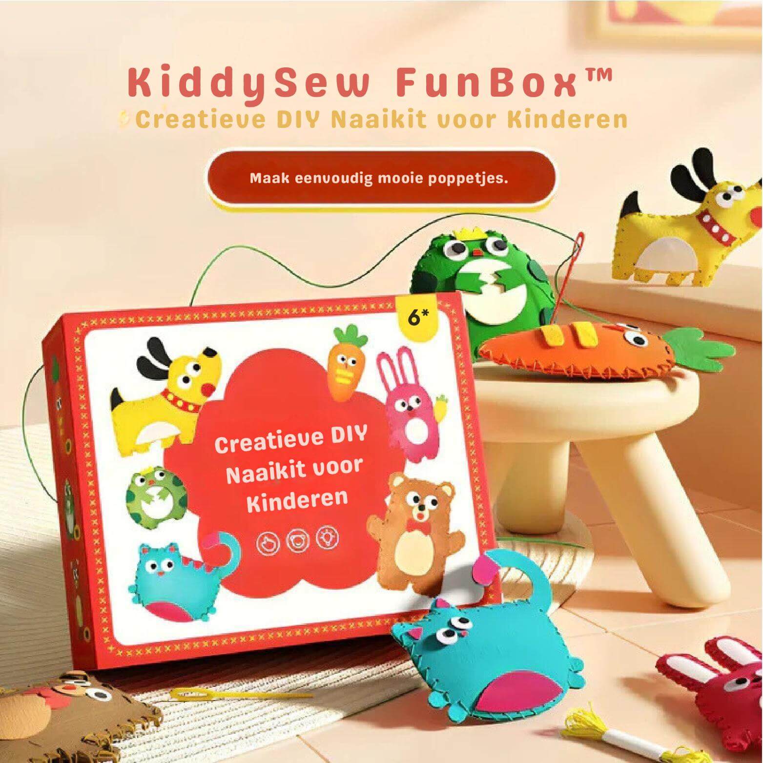 KiddySew FunBox™ | DIY-Nähsets für Kinder