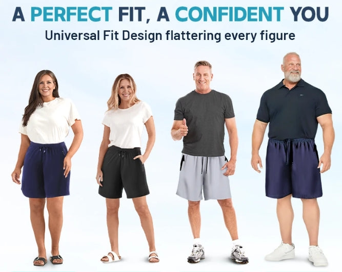 1+1 Gratis | CoolFlex™ | Unisex Ice Silk Stretch-Shorts