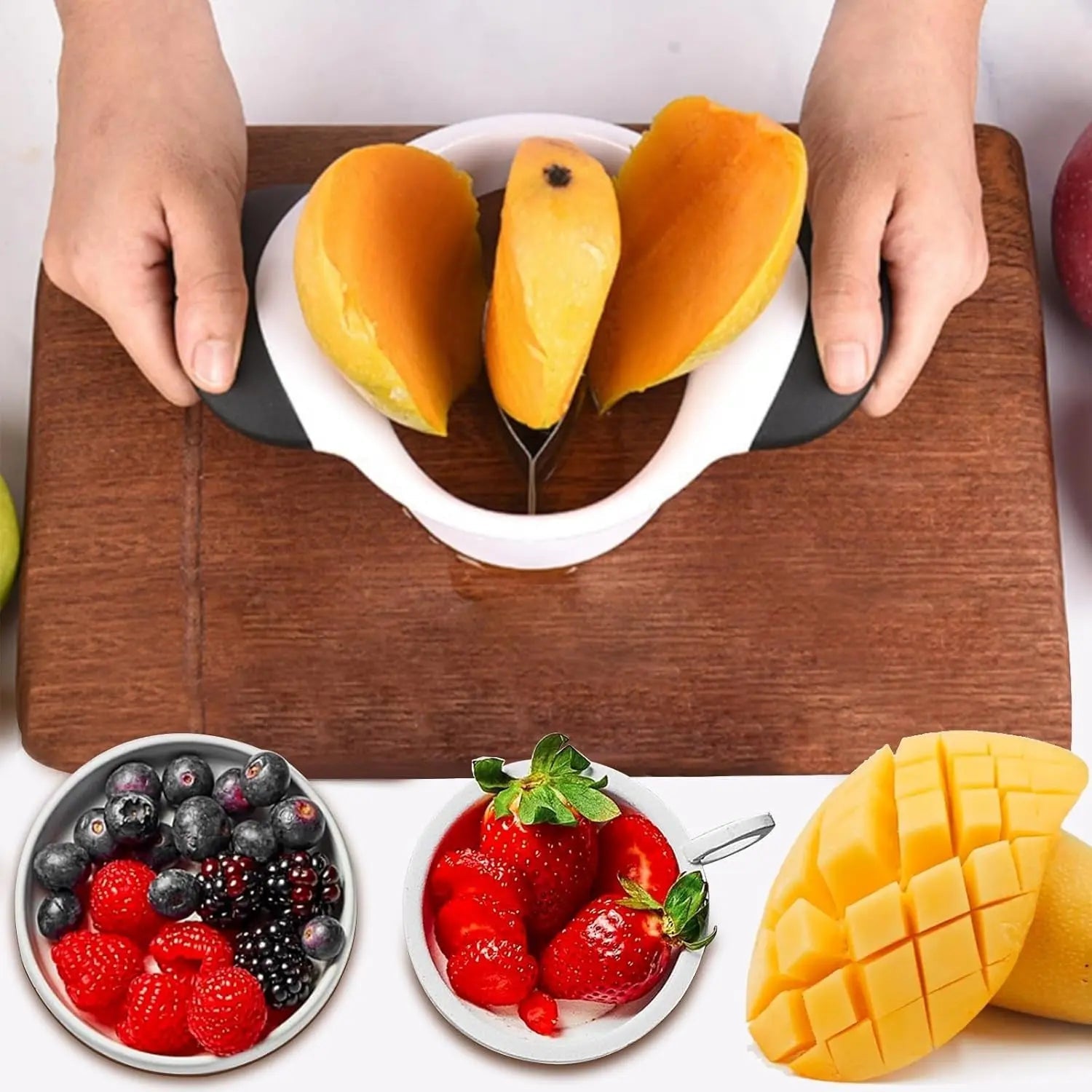 MangoSlice™ | Mango Ausstecher — Sauberes Schneiden & Entkernen im Handumdrehen