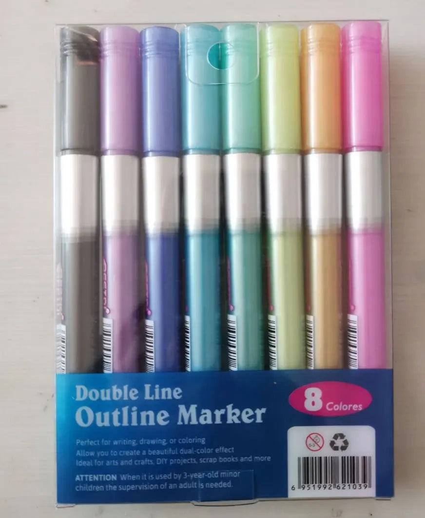 MetalArt™ | Metallic-Marker-Stifte – Ideal für Karten, Handlettering & Basteln