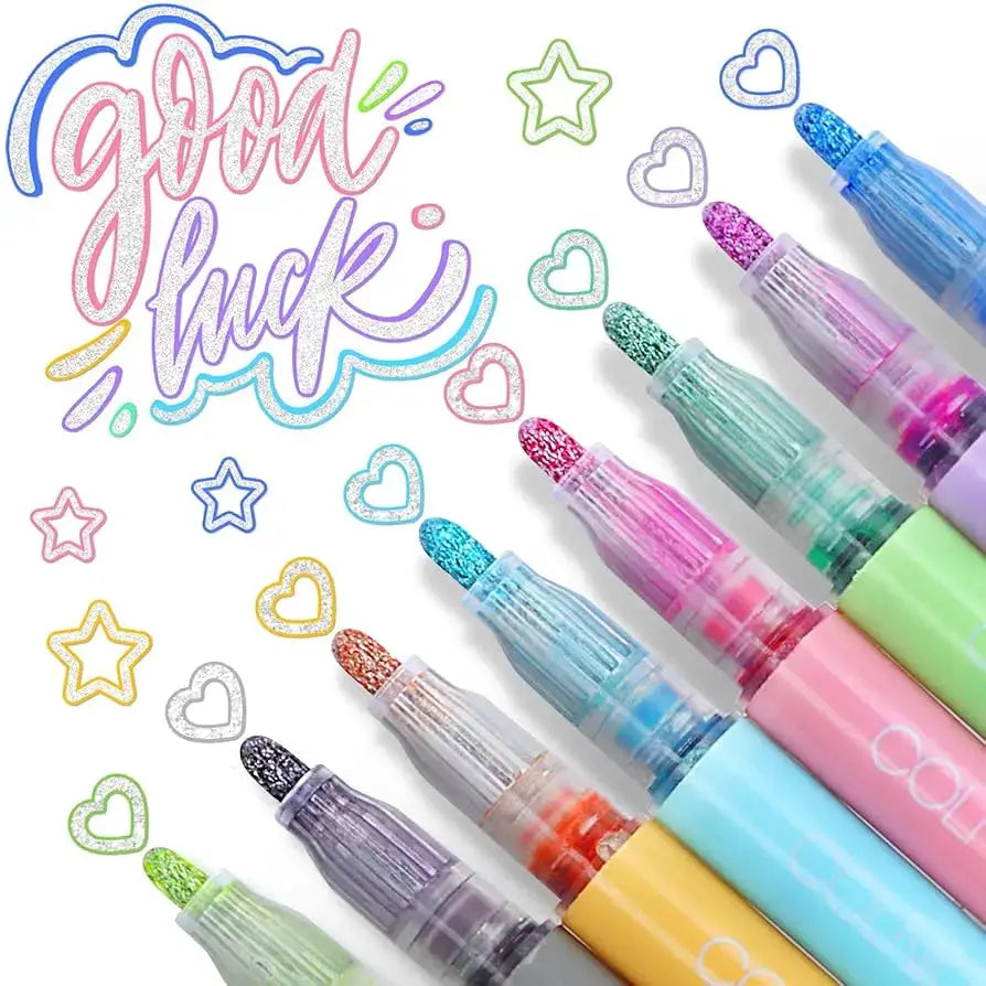 MetalArt™ | Metallic-Marker-Stifte – Ideal für Karten, Handlettering & Basteln