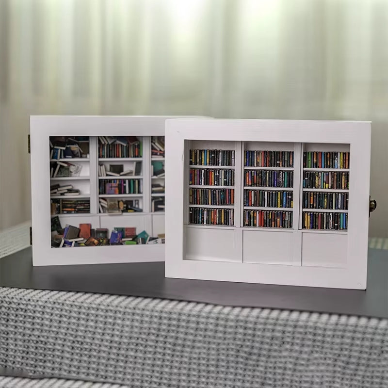 CalmiShelf™ | Bücherregal zur Linderung von Angstzuständen (enthält 200 Bücher)