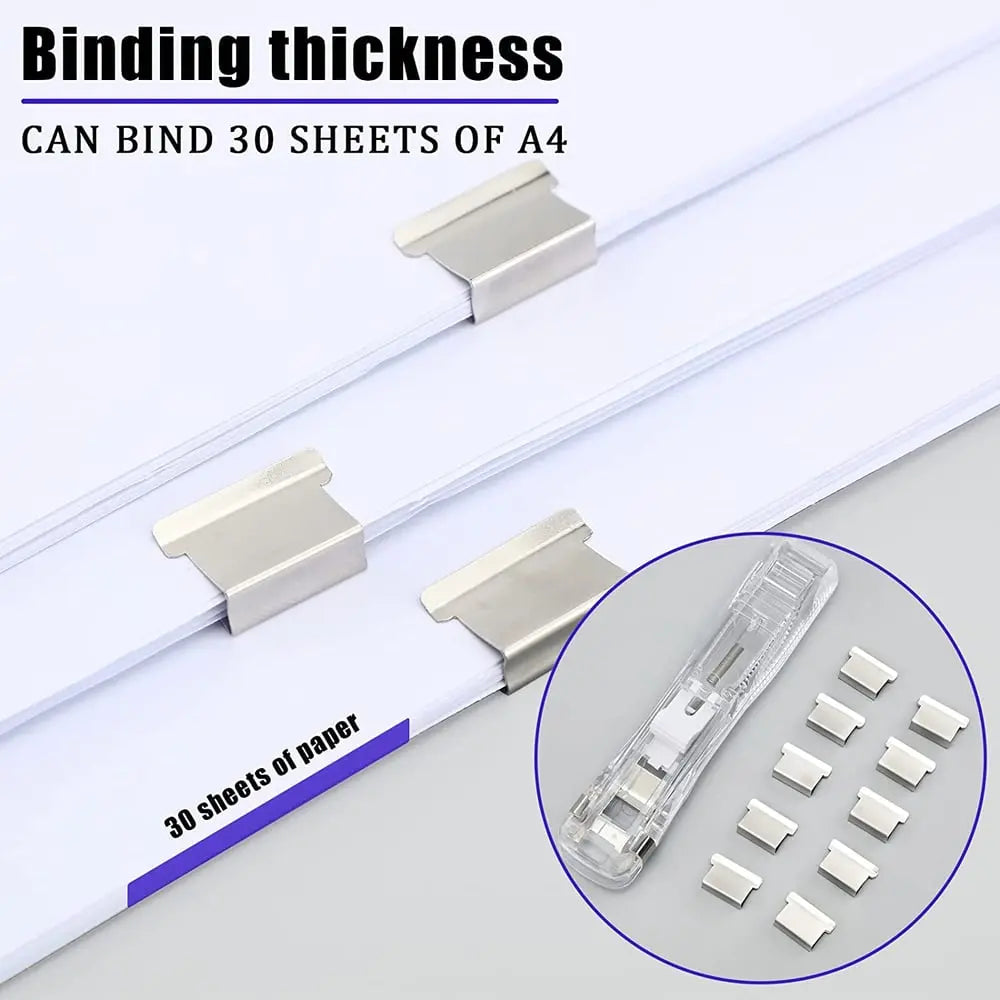 ClipMate™ | Mini-Druckhefter | Wiederverwendbares Werkzeug zum Papierheften ohne Beschädigungen