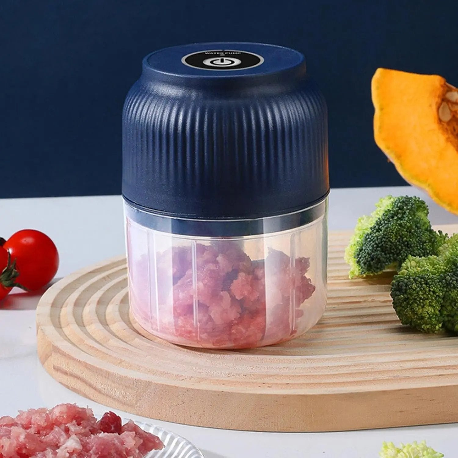 ChopEase™ | Mini Knoblauch-Zerkleinerer — Hackt Fleisch, Nüsse & Gewürze mühelos