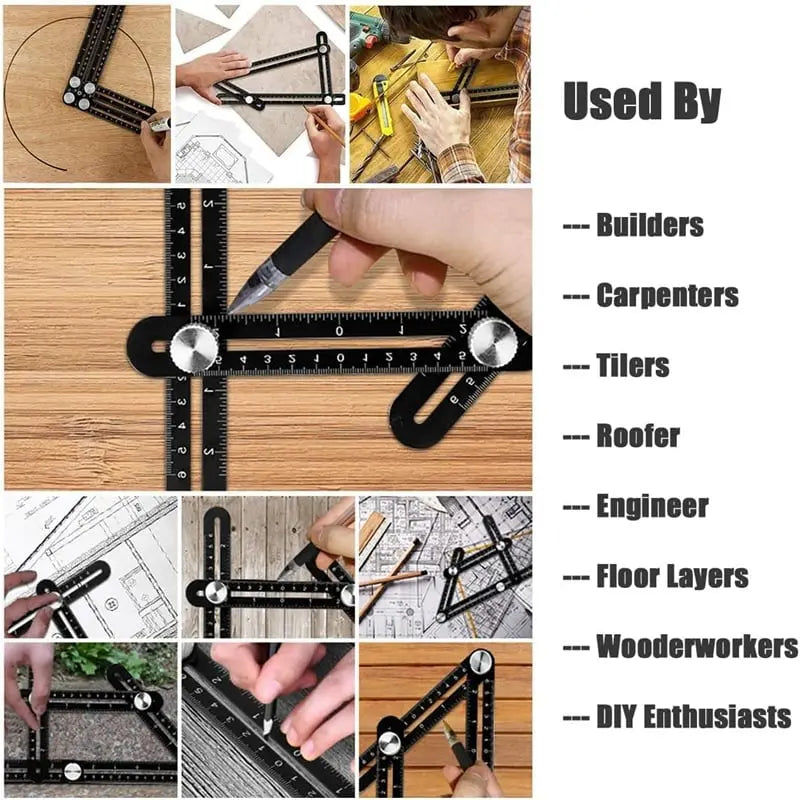 MasterAngle™ | Multi-Winkel Messwerkzeug — Für Bau, Fliesen, Holz & Renovierung