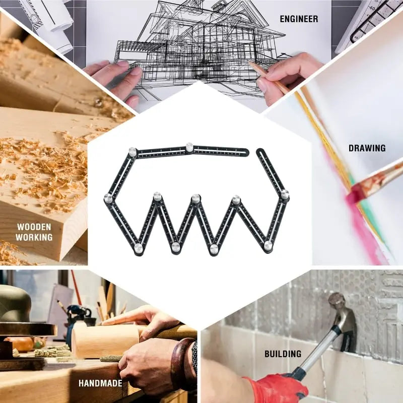 MasterAngle™ | Multi-Winkel Messwerkzeug — Für Bau, Fliesen, Holz & Renovierung