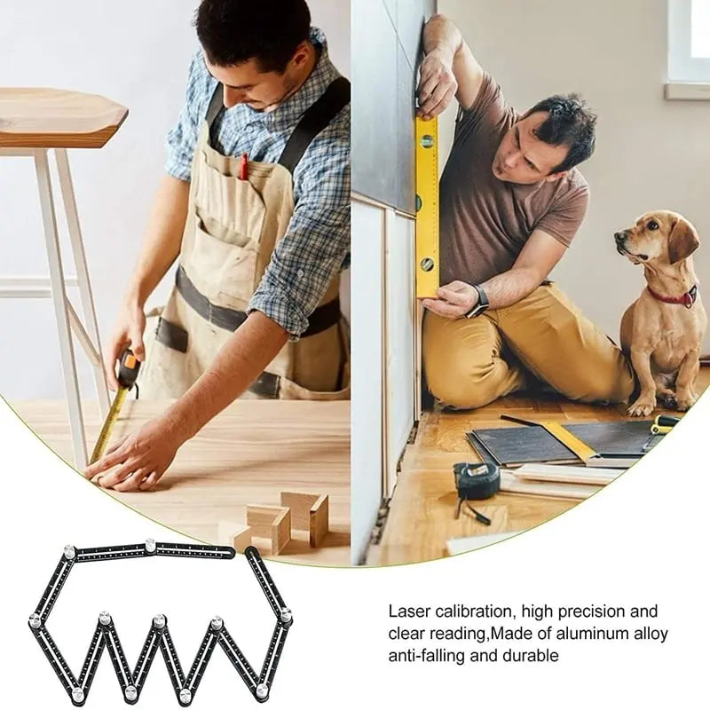 MasterAngle™ | Multi-Winkel Messwerkzeug — Für Bau, Fliesen, Holz & Renovierung