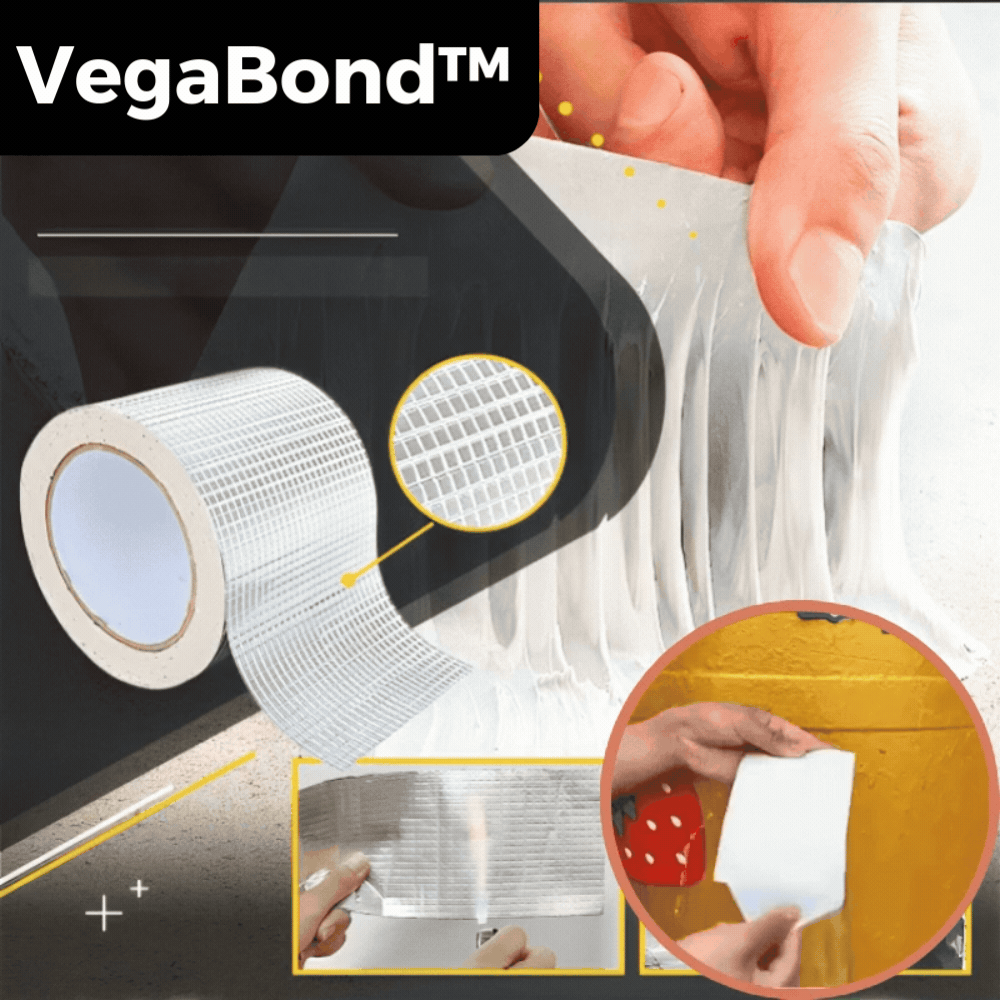 50% RABATT | VegaBond™ | Superstarkes wasserdichtes Klebeband [Letzter Tag Rabatt]