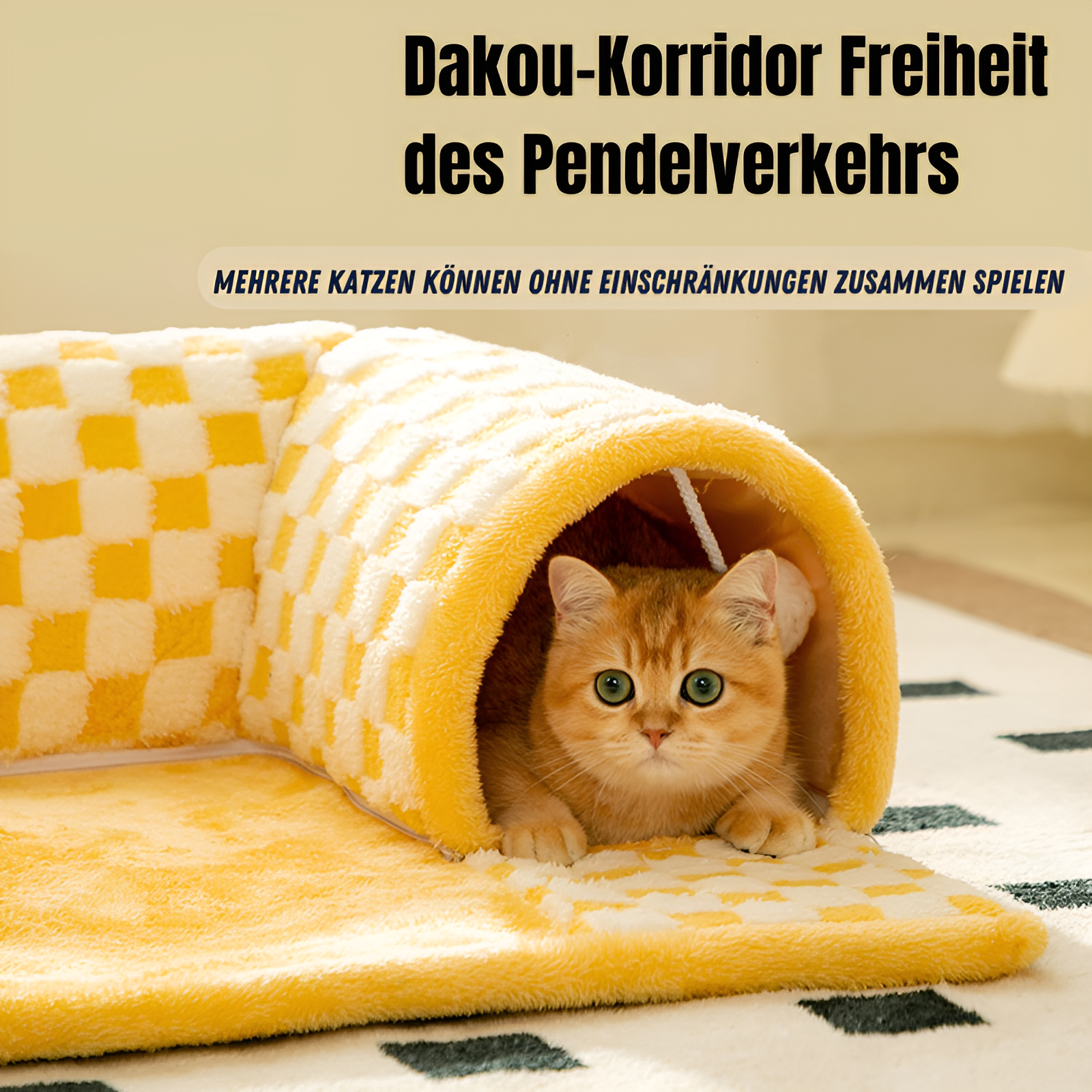 50% RABATT | Tunnelbett™ | Bieten Sie Ihrer Katze ultimativen Komfort und Hygiene