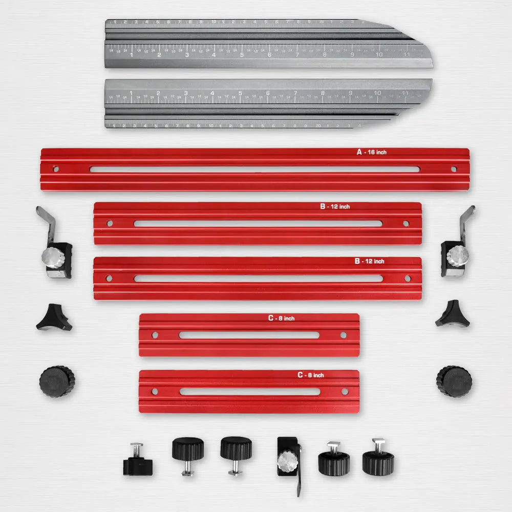 AngleMark™ | Präzises Treppenmesswerkzeug | Verstellbare Aluminiumwinkel-Schablone