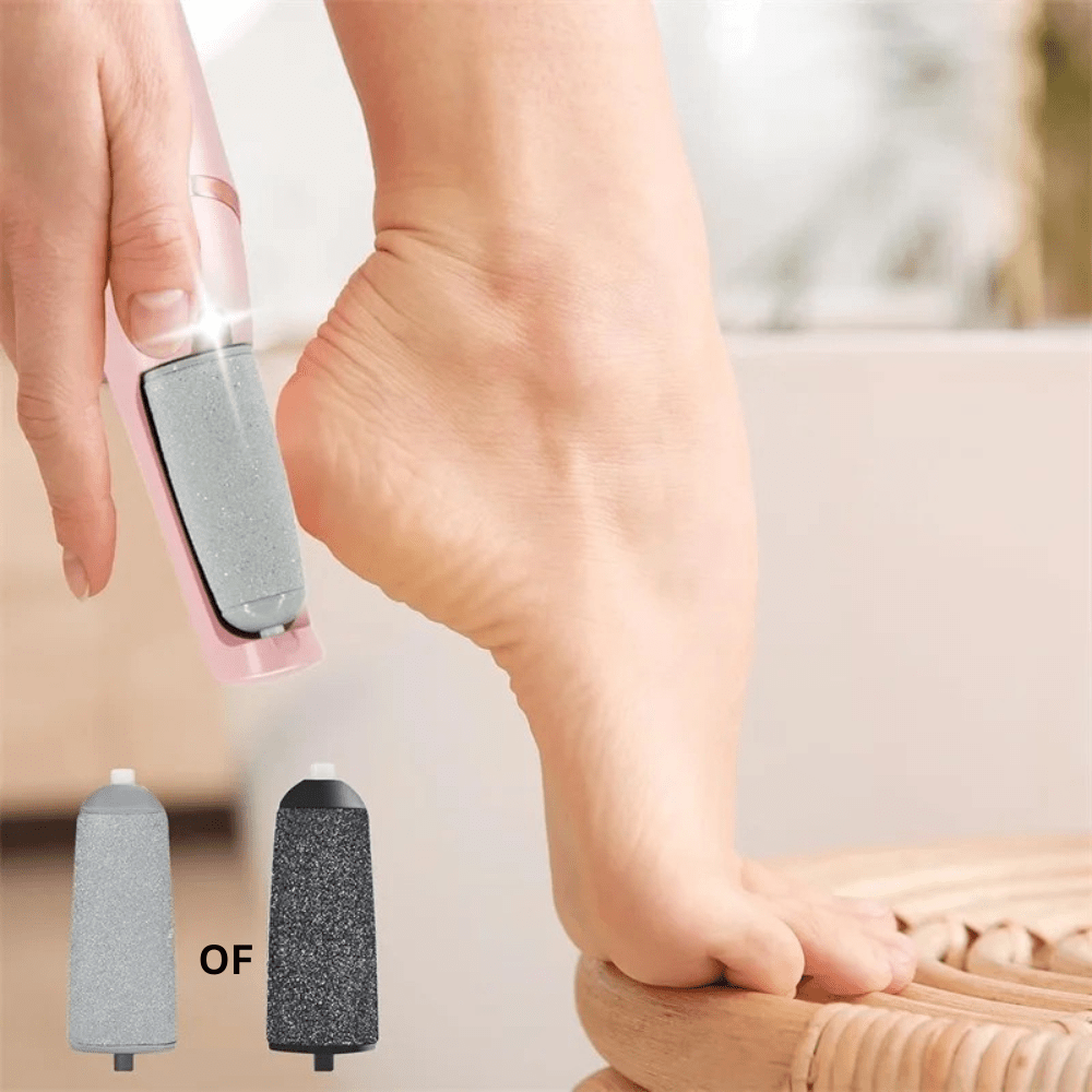 FootRenew SmoothRoller™ | 8er Ersatzrollen – Profi-Hornhautroller für hygienische & effektive Fußpflege