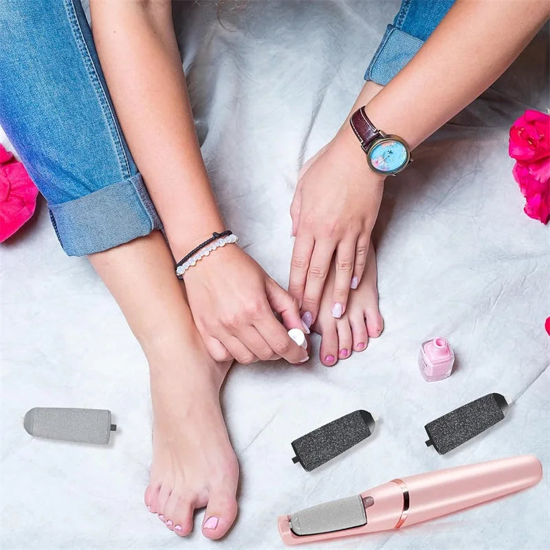 FootRenew SmoothRoller™ | 8er Ersatzrollen – Profi-Hornhautroller für hygienische & effektive Fußpflege