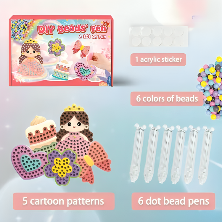 50% RABATT | DazzleArt™ | Diamond Painting Set für Kinder – Kreatives Bastelset gegen Bildschirmzeit | Ungiftig, farbenfrohe Sticker & Cartoon-Motive