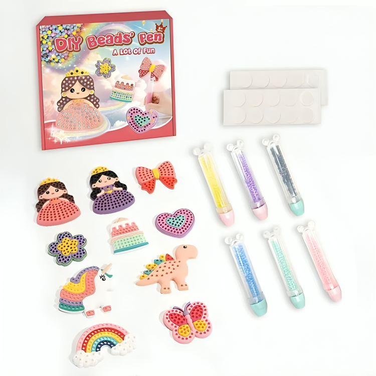 50% RABATT | DazzleArt™ | Diamond Painting Set für Kinder – Kreatives Bastelset gegen Bildschirmzeit | Ungiftig, farbenfrohe Sticker & Cartoon-Motive