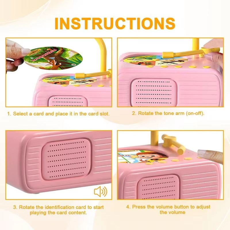 50% RABATT | GrammyTales™ | Interaktives Kinder-Hörgerät mit Geschichten & Musik | Bildschirmfreies Lernen & Fantasie-Förderung