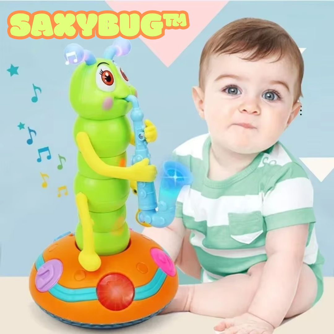 SaxyBug™ | Saxophon-Raupen-Spielzeug