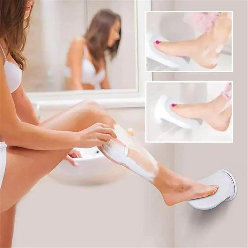 ShowerHold™ | Saugnapf-Fußstütze – Mehr Sicherheit beim Rasieren in der Dusche