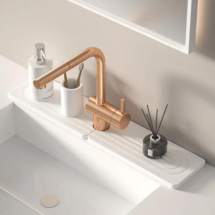 StoneDry™ | Saugstarke Steinmatte für Küche & Bad – Stilvoll, sauber und langlebig (2-teiliges Set)