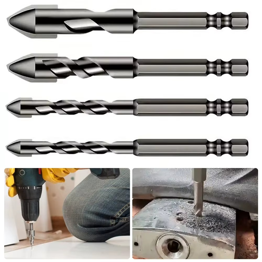 PowerDrill™ | Hochfeste Spiralbohrer (𝟰 𝗦𝘁ü𝗰𝗸)