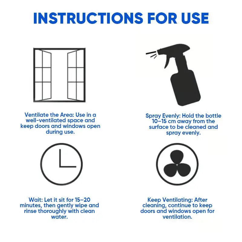 Moldexia™ | Schnell wirkendes Anti-Schimmel Spray — Kein Schrubben erforderlich