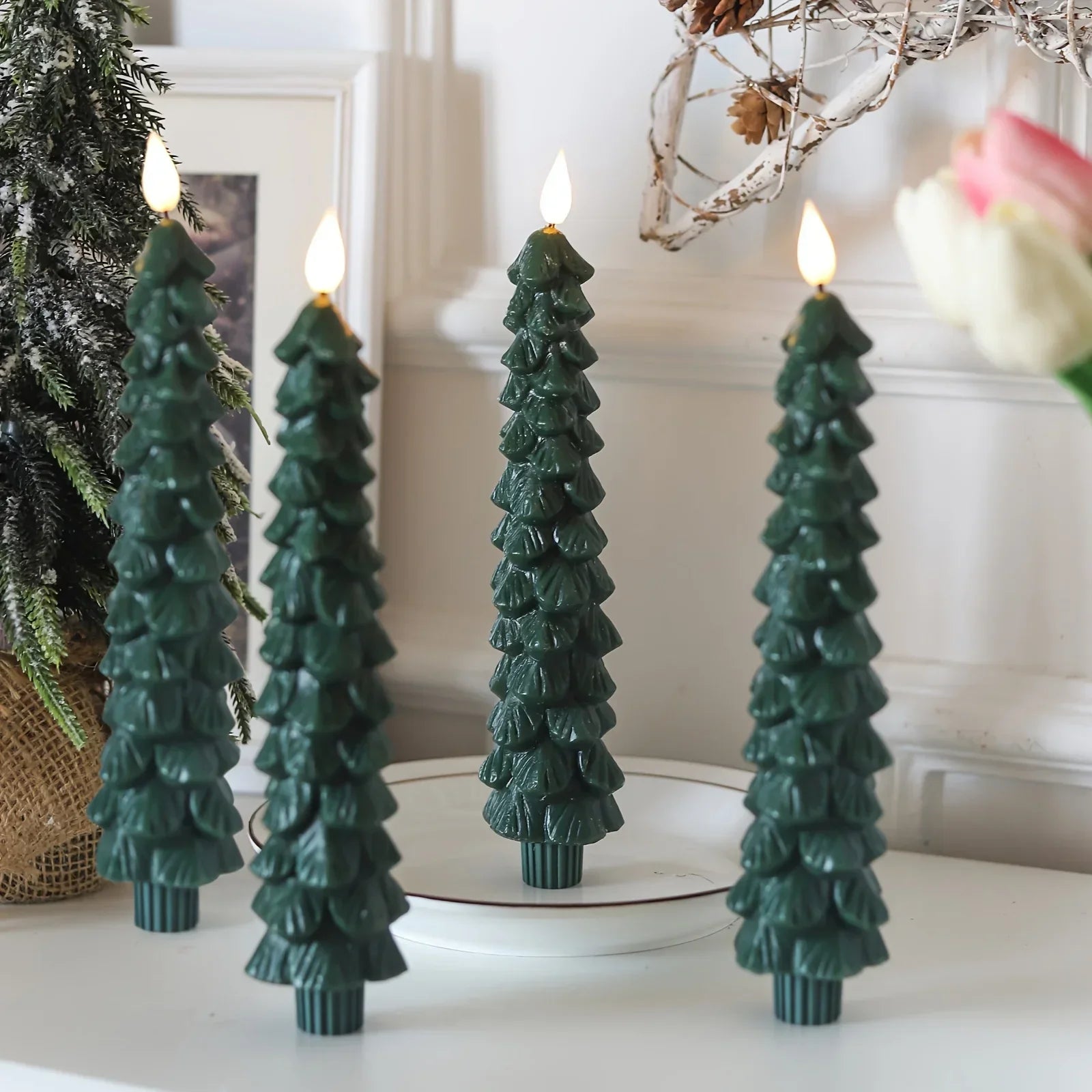 2+2 GRATIS | PineGlow™  | Weihnachtsbaumkerzen