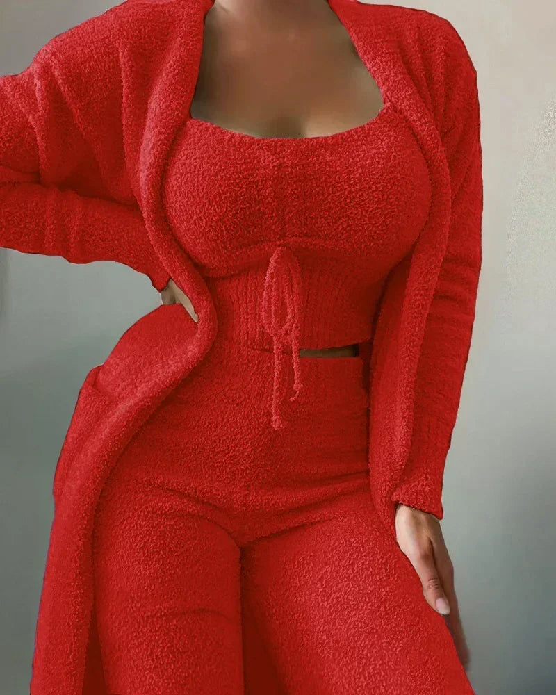 SnuggleLuxe™ | Fleece-Pyjama für ultimativen Herbst- und Winterkomfort