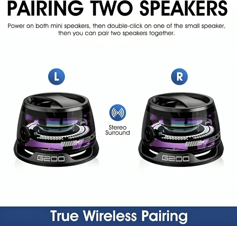 1+1 GRATIS | MagTune™ | Kompakter Bluetooth Lautsprecher mit Magnetischem Design und Starkem Sound!