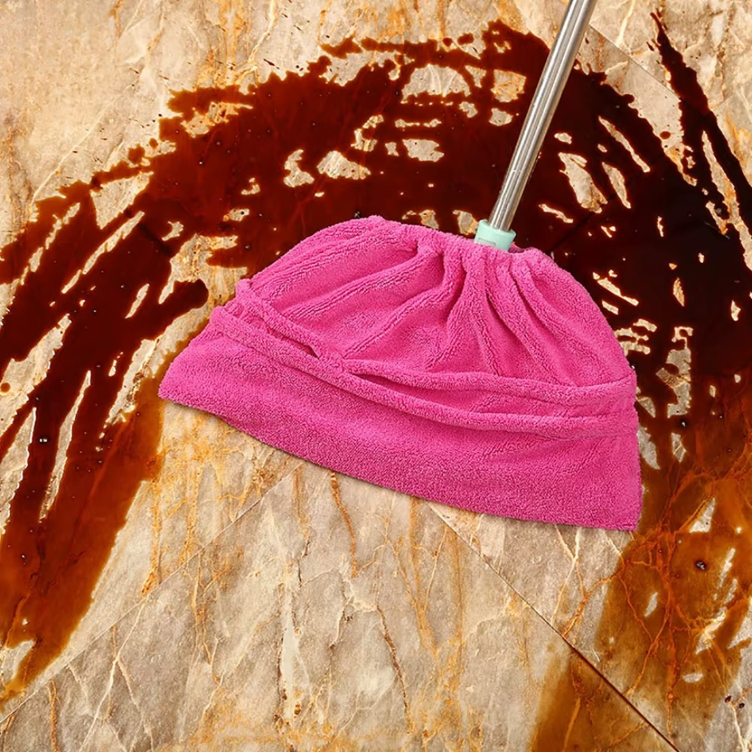 EasySweep™ | Korallenfleece Besenbezug (5 Stück)