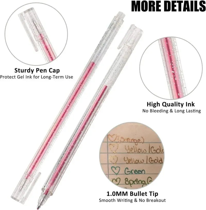 SparklePen™ | Sparkle Joy Gelstifte – Glatte Glitter-Tinte für präzise Kunstwerke
