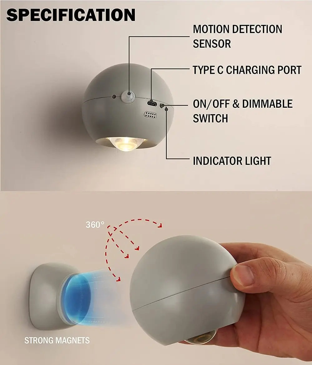 GlowMount™ | Sunset Glow Wandleuchte | Wiederaufladbare Dimmbare Stimmungsbeleuchtung