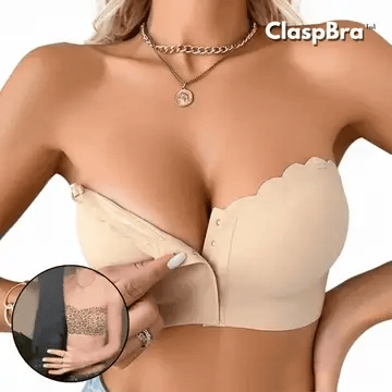 1+1 GRATIS | ClaspBra™ | Fester BH ohne Träger aus baumwolle