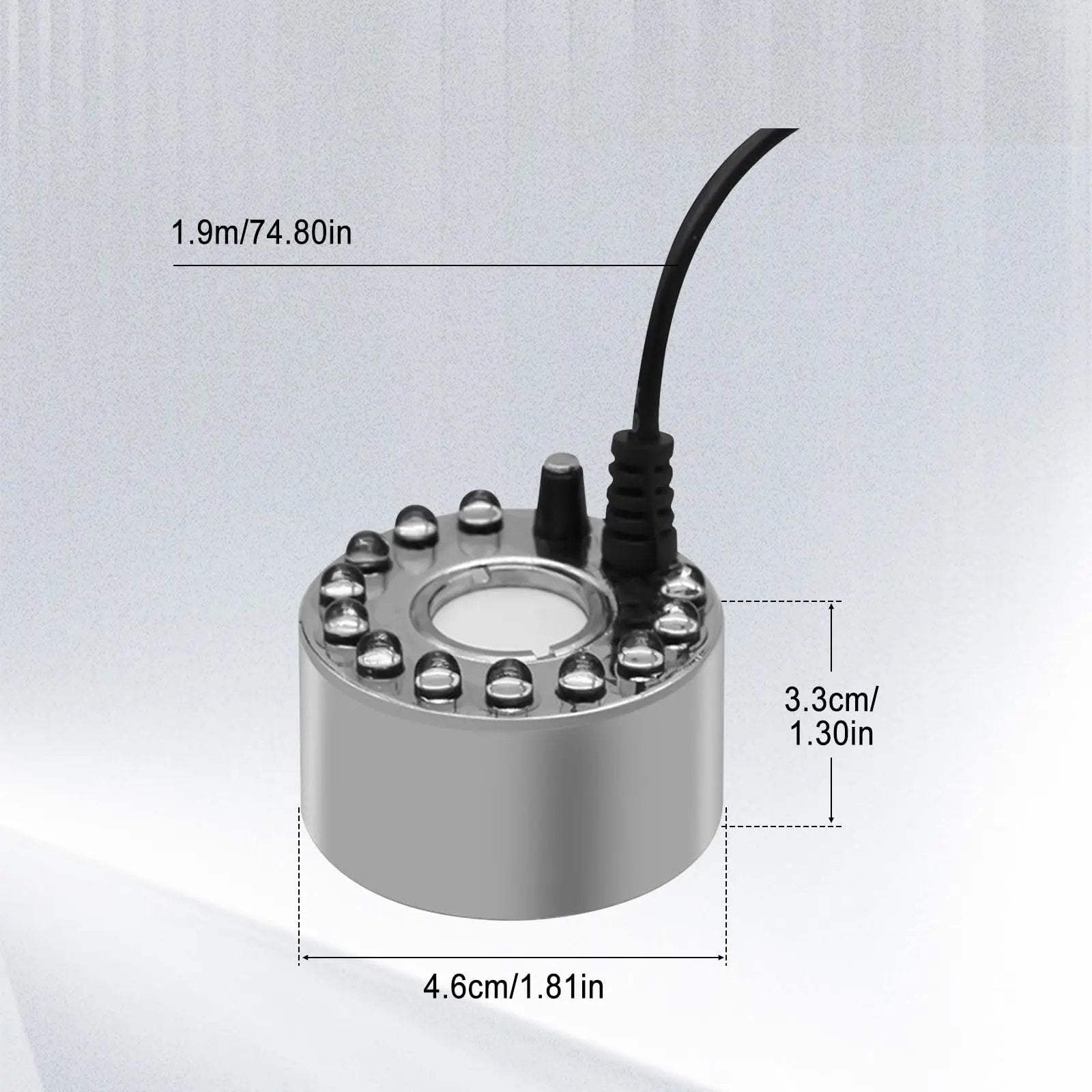 MistAura™ | Ultraschall-Nebelmacher mit Wasserstandsensor — Qualitätsnebel in Sekunden