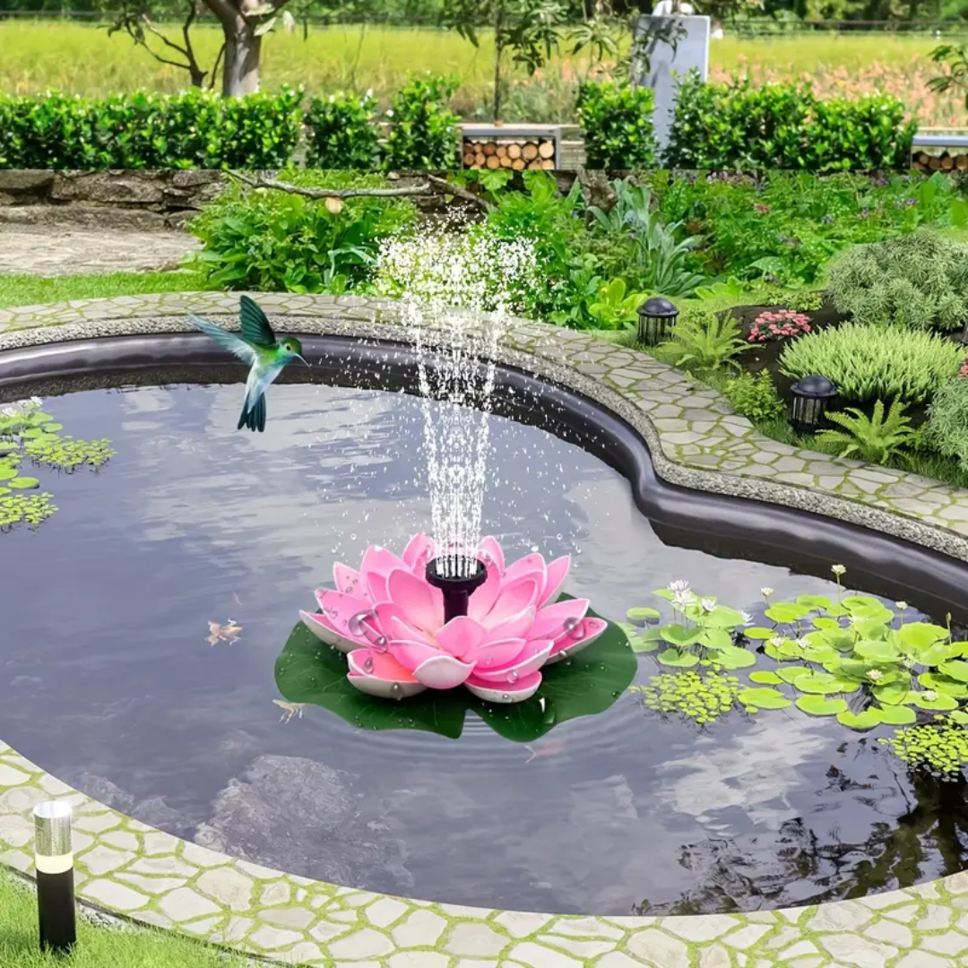 SunFlow™ | Magischer Solarspringbrunnen für deinen Garten