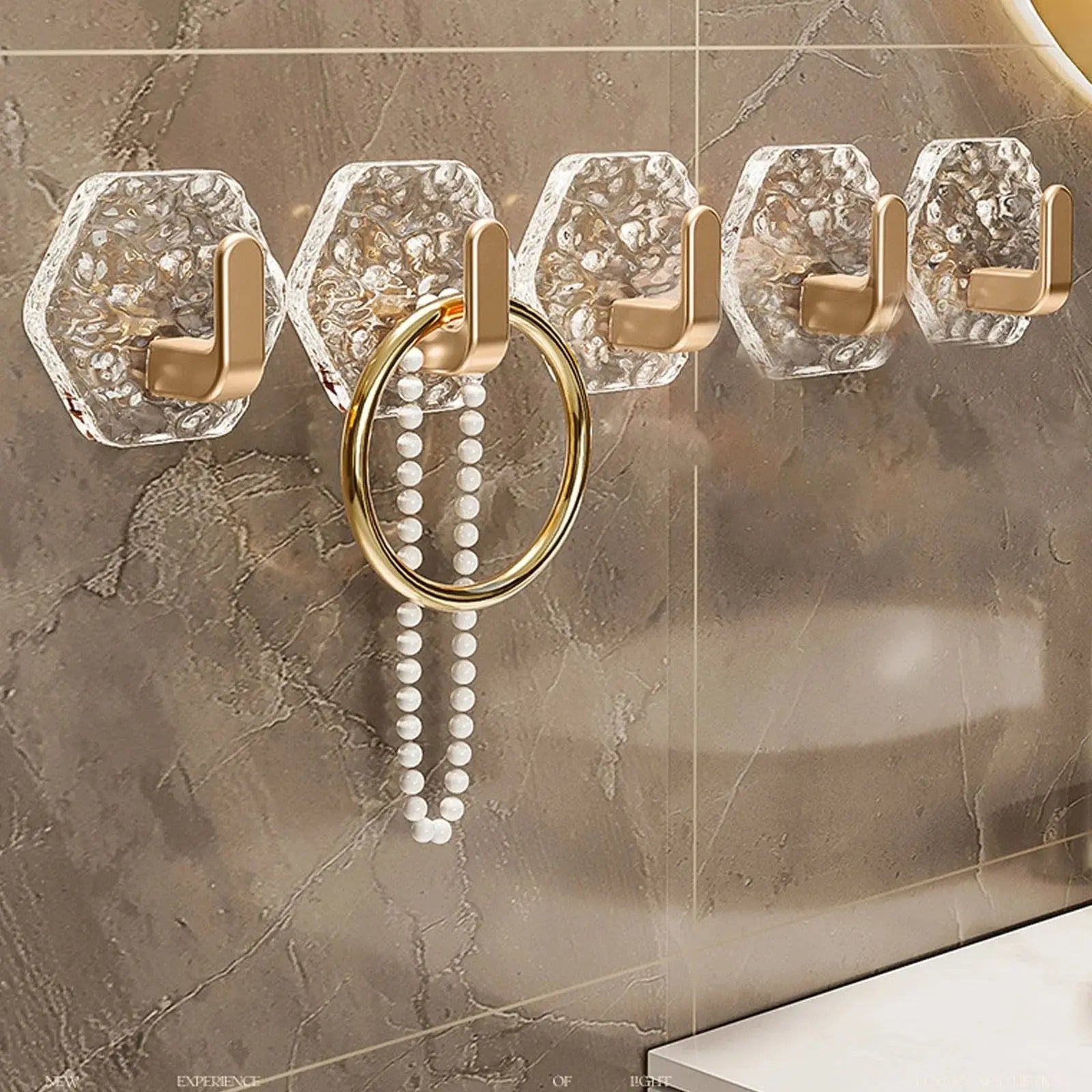 StickGlam™ | Wandhaken mit 2 kg Tragkraft — Sicherer Griff auf glatten Oberflächen 10er Set