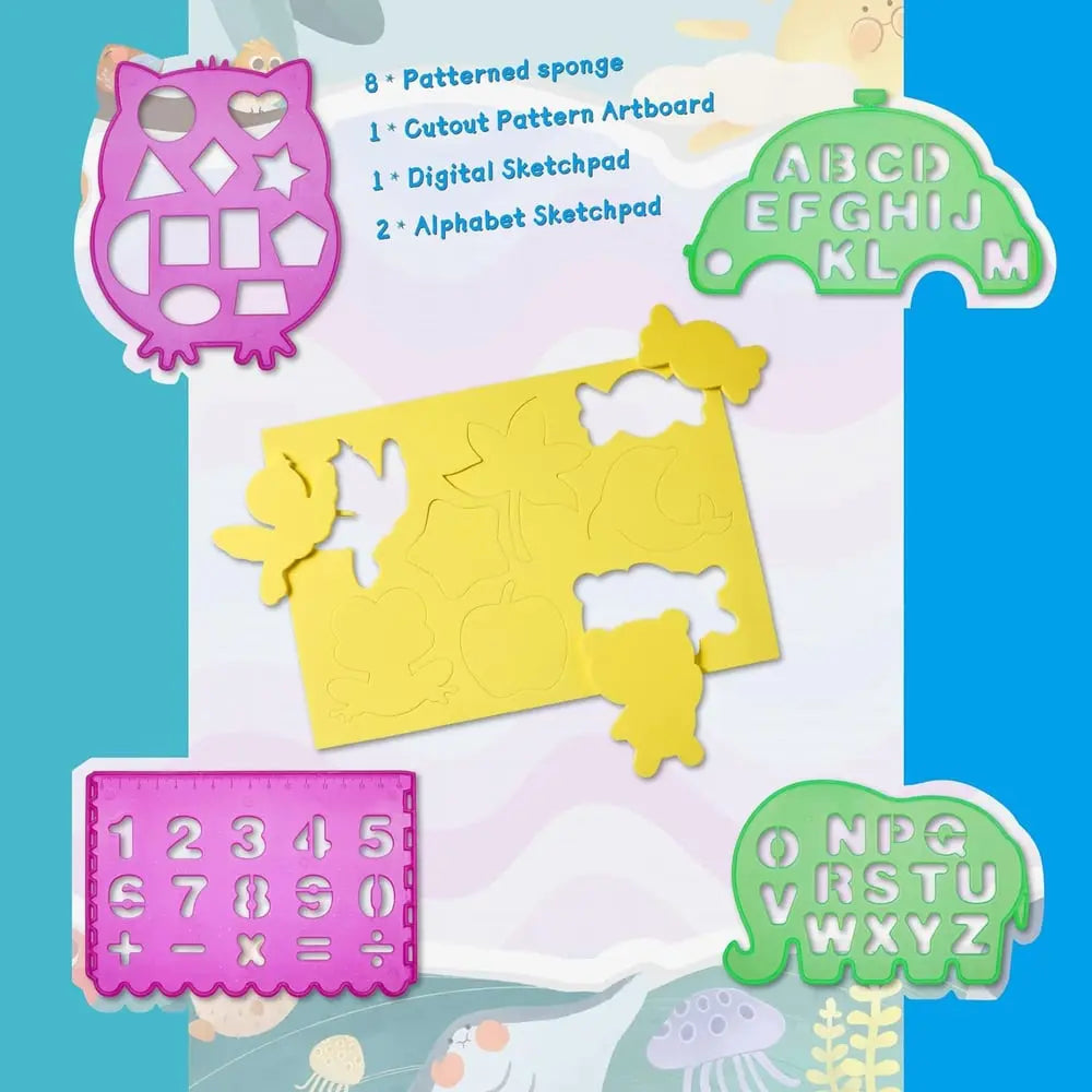 AquaMagic™ | Water Doodle Matte – Kleckserfreie wiederverwendbare Wasser-Zeichenmatte