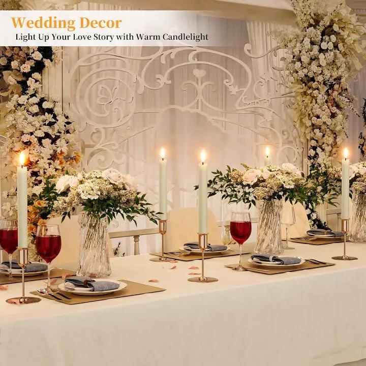 LumiGlow™ | Wiederaufladbare LED-Wachskerzen 6er Set — Nachhaltig & sicher ohne Brandgefahr