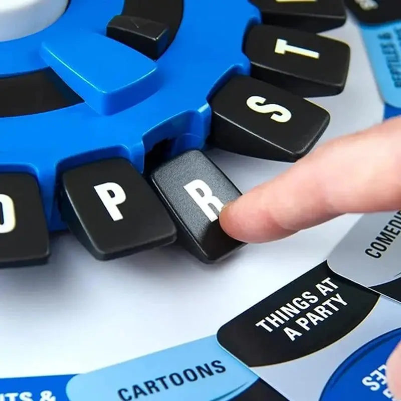 SpinVibe™ | Wortspiel mit Drehscheibe und Timer für schnellen Spaß