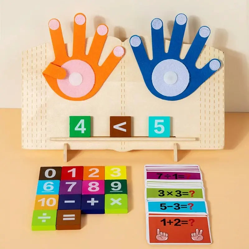 NumBlox™ | Zählblöcke mit Spielhänden — Montessori-Lernspaß fürs Zahlenlernen