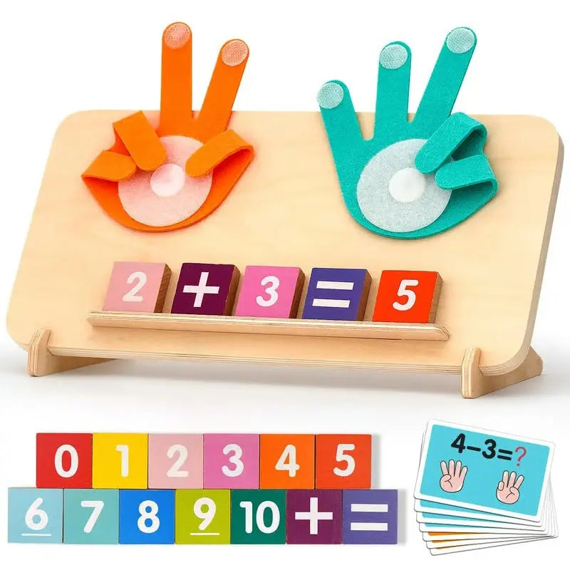 NumBlox™ | Zählblöcke mit Spielhänden — Montessori-Lernspaß fürs Zahlenlernen