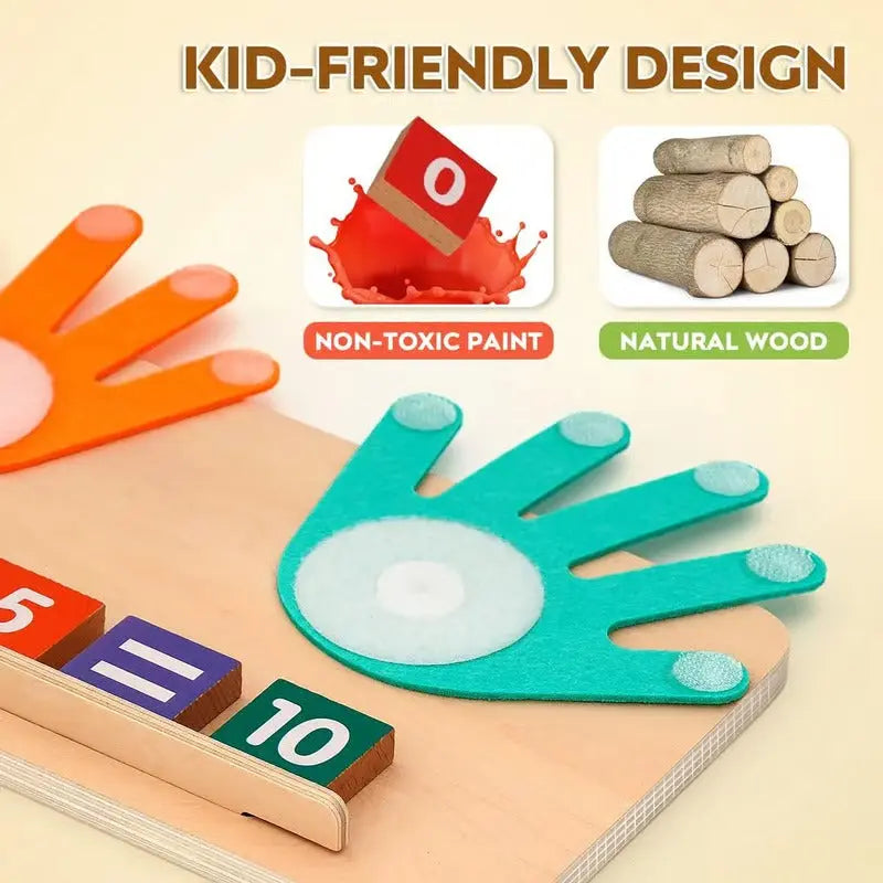 NumBlox™ | Zählblöcke mit Spielhänden — Montessori-Lernspaß fürs Zahlenlernen
