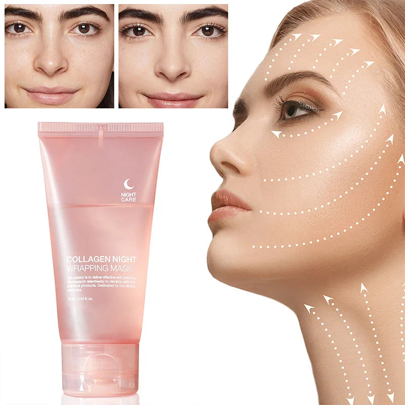 1+1 Gratis | Face Night Mask™ |  Wachen Sie jeden Morgen mit glatter, jugendlicher und strahlender Haut auf