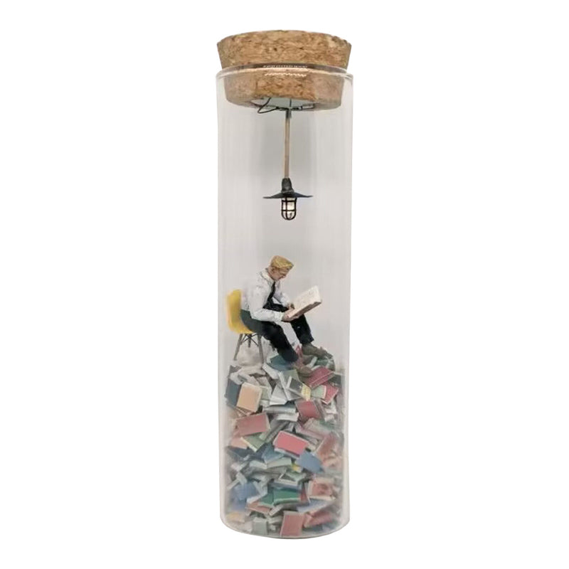StorySphere | Glas-Miniatur-Diorama für Bücherliebhaber