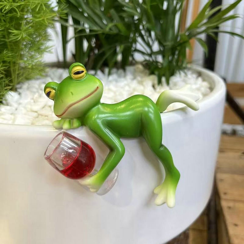 FrogWhimsy | Die freche Dekoration für Töpfe und Gärten