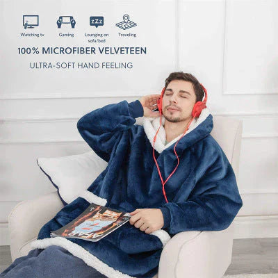 50% Rabatt | ComfyBlanket™ | Ultrawarmer Sherpa-Fleece-Hoodie